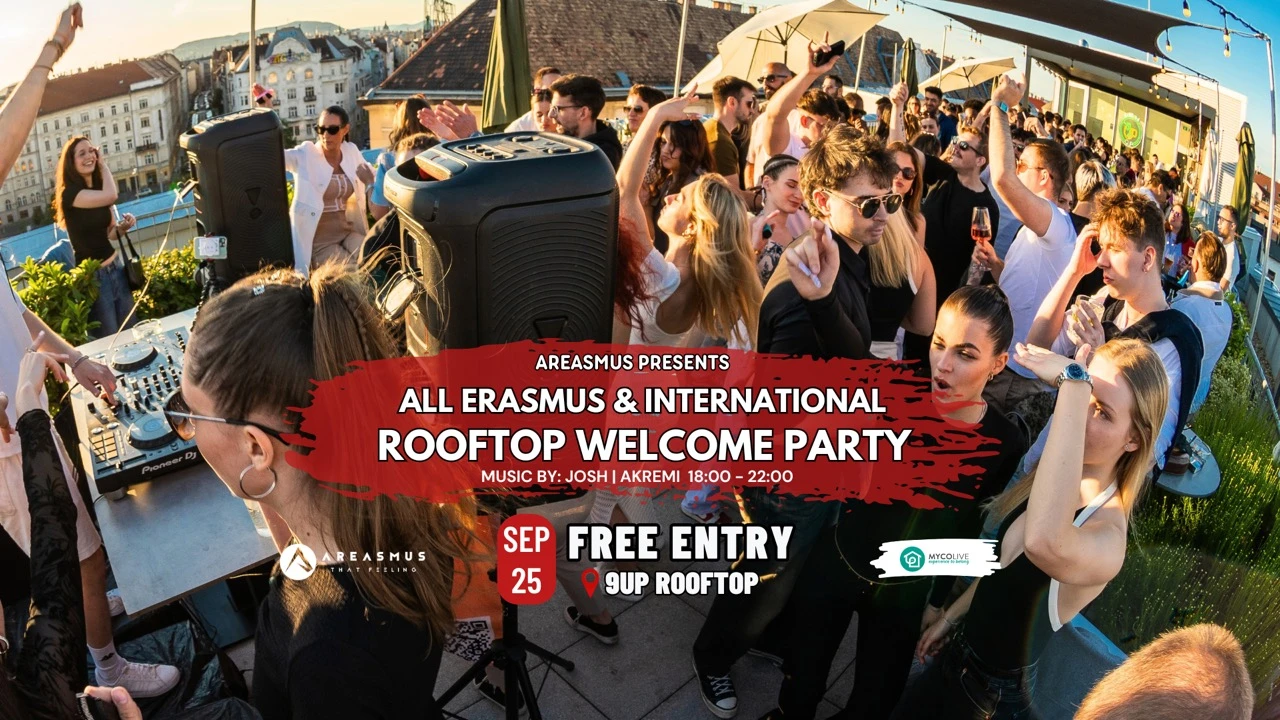 All Erasmus & International Rooftop Welcome Party | FREE